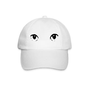 Cat Cat Eyes Eyes Pet Cats Kitten - Baseball Cap - white/white - Front