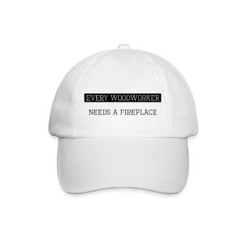 chop wood aaron carpenter tshirts birthday present - Baseball Cap - white/white - Front