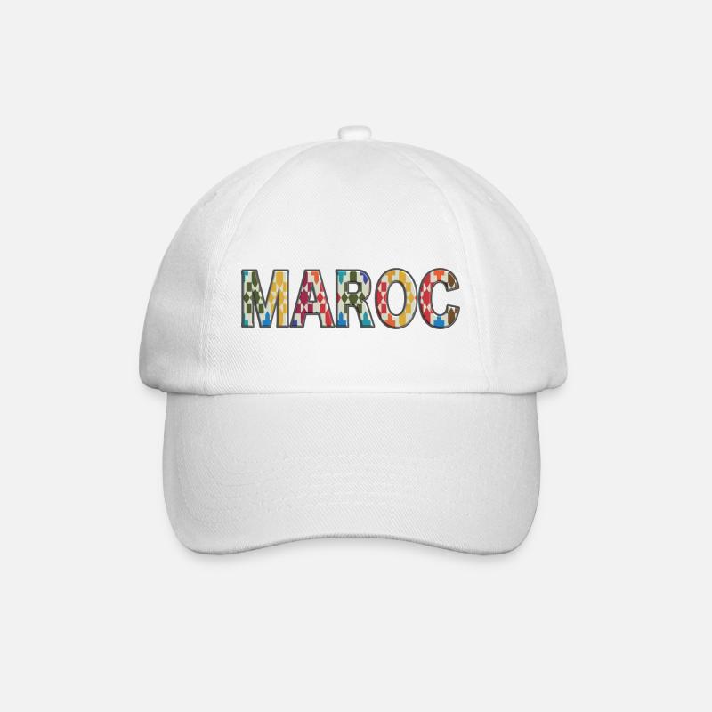 MAROC DESIGN - Casquette classique - blanc/blanc