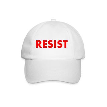 Resist - Baseball Cap - white/white - Front