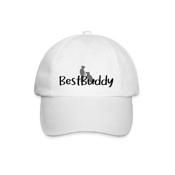 BestBuddy - Baseballkappe - Weiß/Weiß - Vorne