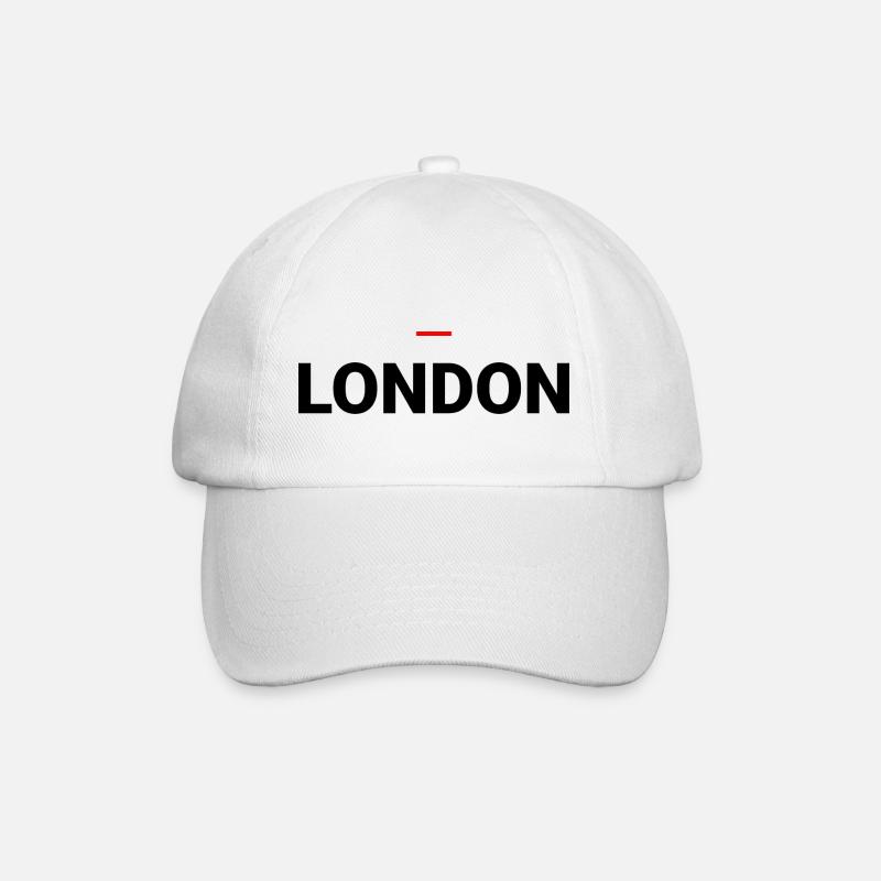 LONDON - Baseball Cap - white/white
