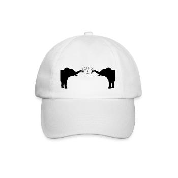 Toast 2 Elephant Beer - Casquette classique - blanc/blanc - Devant