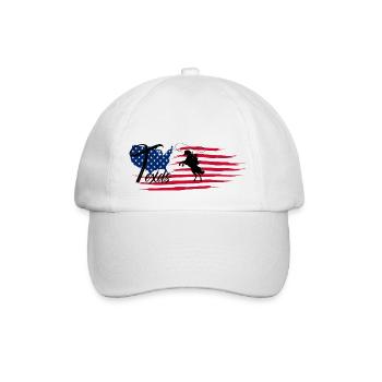 Texas - Baseballkappe - Weiß/Weiß - Vorne