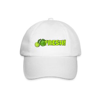 Fresh Comic Style Bubble Graffiti Lettering - Baseball Cap - white/white - Front