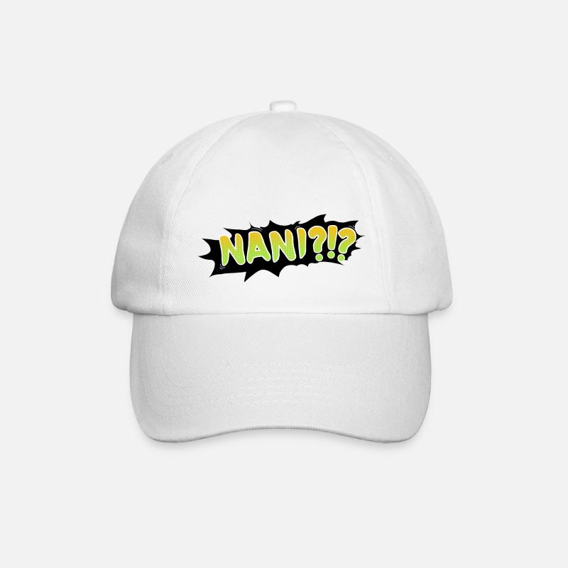 Nani?!? - Baseballkappe - Weiß/Weiß