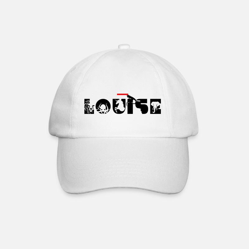 Louise - Baseballkappe - Weiß/Weiß