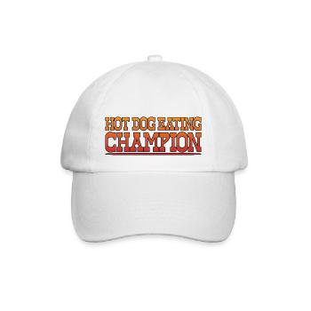 Champion mangeur de hot-dogs 7 - Casquette classique - blanc/blanc - Devant