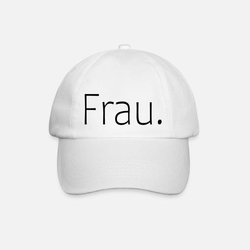 Frau. - Baseballkappe - Weiß/Weiß