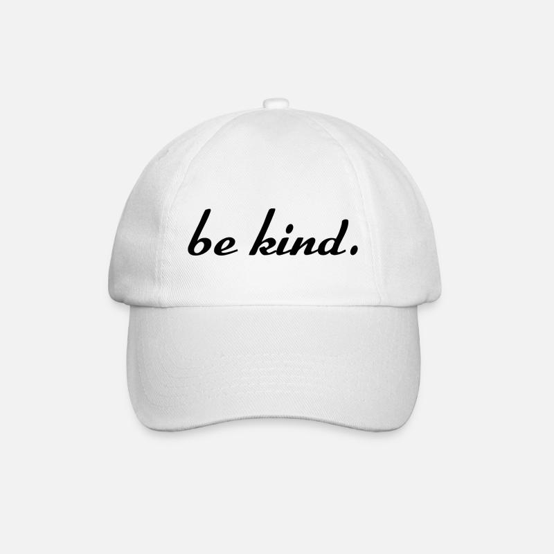 Soyez gentil - Casquette classique - blanc/blanc
