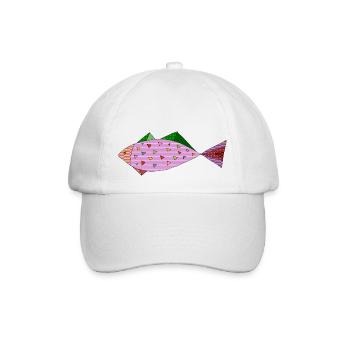 Poisson - Casquette classique - blanc/blanc - Devant
