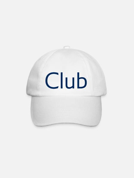 Get an upgrade to Club - blue - Baseball Cap - white/white