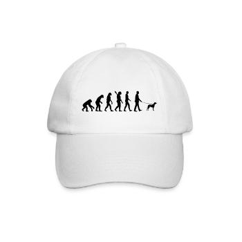 Dog Hund - Baseballkappe - Weiß/Weiß - Vorne