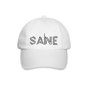 Conception de logo de texte « sain », texte imprimable, déclaration - Casquette classique - blanc/blanc - Devant