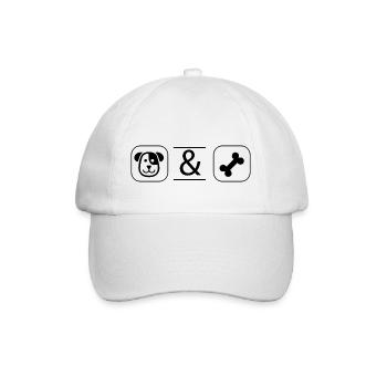 Hund Dog - Baseball Cap - white/white - Front