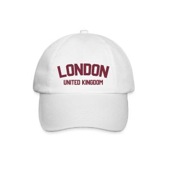 Londres Royaume-Uni - Casquette classique - blanc/blanc - Devant