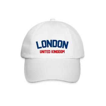 Londres Royaume-Uni - Casquette classique - blanc/blanc - Devant