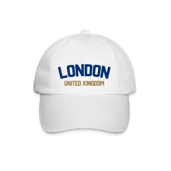 Londres Royaume-Uni - Casquette classique - blanc/blanc - Devant