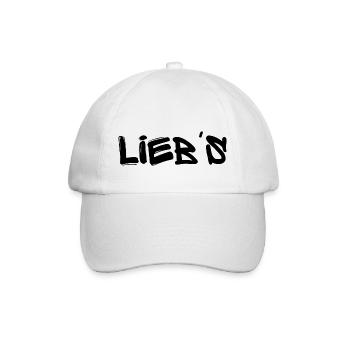 Lieb's - Cooles Design für Liebe und Valentinstag - Baseballkappe - Weiß/Weiß - Vorne