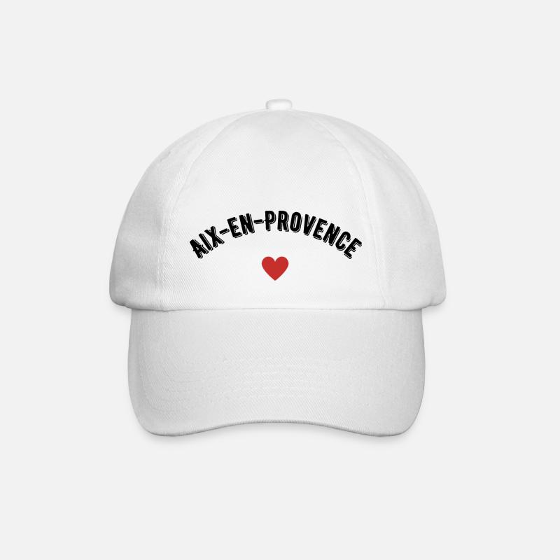 aix en provence - Casquette classique - blanc/blanc
