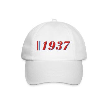 Year 1937 - Baseball Cap - white/white - Front