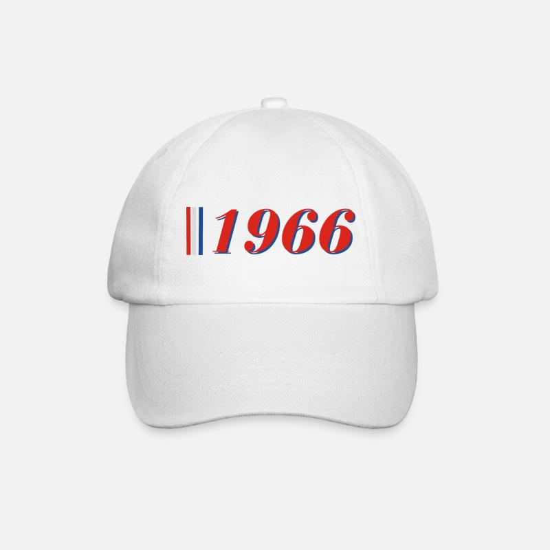 Année 1966 - Casquette classique - blanc/blanc