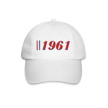 Year 1961 - Baseball Cap - white/white - Front