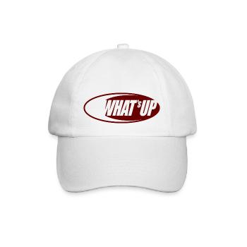 What's Up Gift - Baseball Cap - white/white - Front