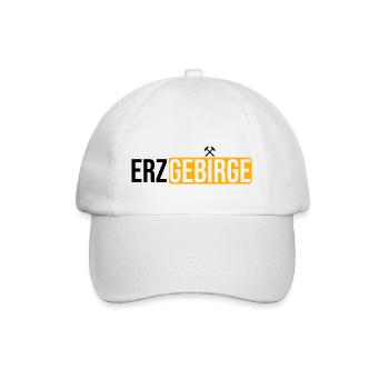 Erzgebirge Bergbau Logo - Baseballkappe - Weiß/Weiß - Vorne