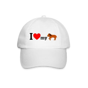 Amour de chien - Casquette classique - blanc/blanc - Devant