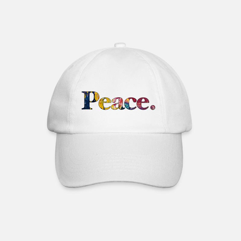 Frieden Paix - Casquette classique - blanc/blanc
