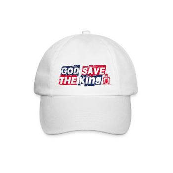 God Save the King Roi Charles III - Casquette classique - blanc/blanc - Devant