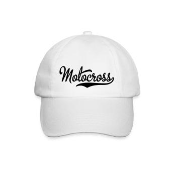 Motocross - Baseball Cap - white/white - Front
