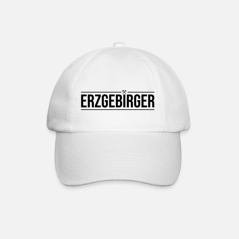 Erzgebirger Heimat Liebe - Baseballkappe - Weiß/Weiß