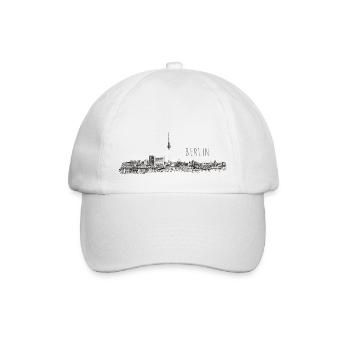 Berlin germany techno rave music party travel - Baseball Cap - white/white - Front
