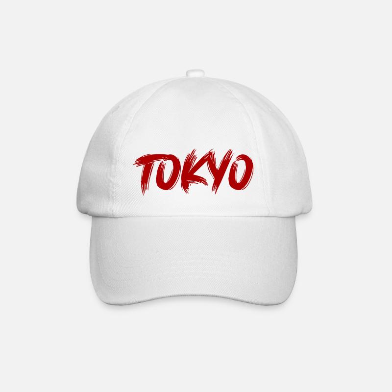 Tokyo - Baseball Cap - white/white