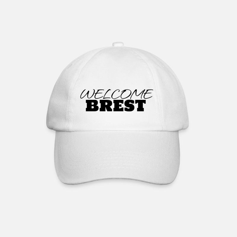 WELCOME BREST - Casquette classique - blanc/blanc