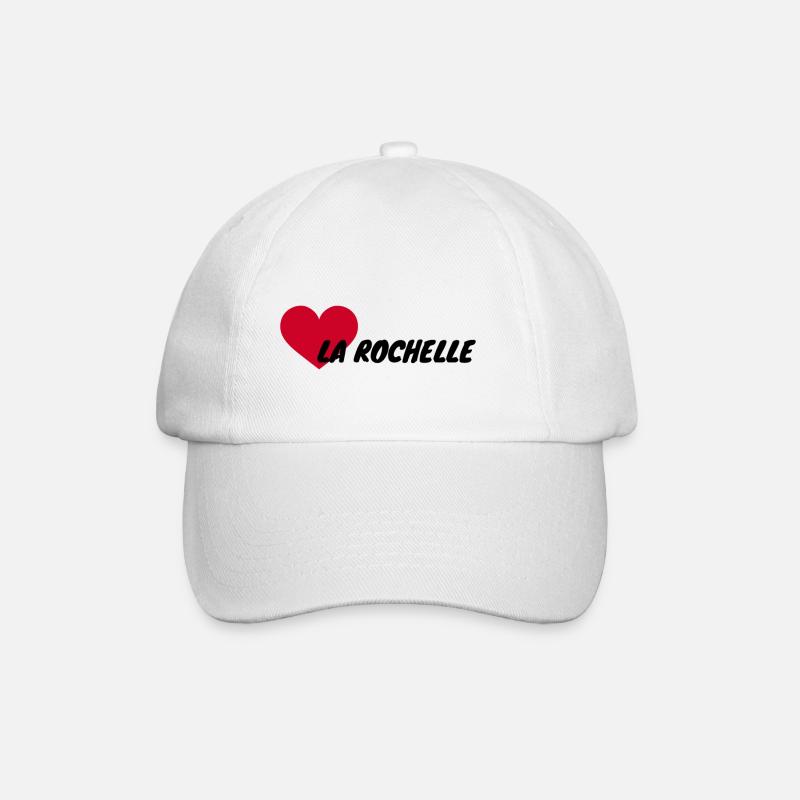 I love La Rochelle - Casquette classique - blanc/blanc