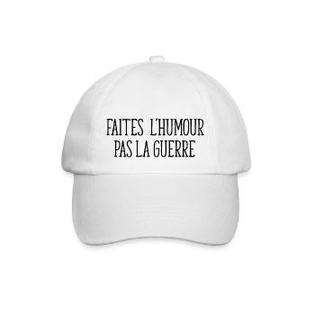 Humour guerre conflit - Casquette classique - blanc/blanc - Devant