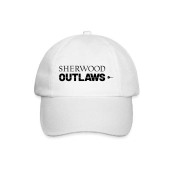 Sherwood interdit les fléchettes - Casquette classique - blanc/blanc - Devant