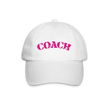 Coach - Le meilleur Coach - Der beste Trainer - Casquette classique - blanc/blanc - Devant