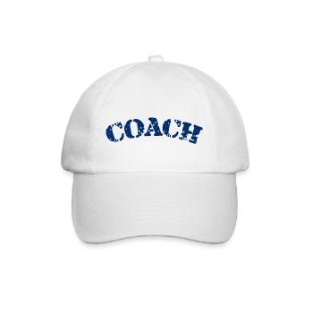 Coach - Le meilleur Coach - Der beste Trainer - Casquette classique - blanc/blanc - Devant