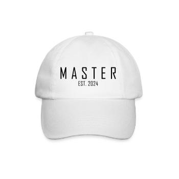 Master EST. 2024 - Baseballkappe - Weiß/Weiß - Vorne