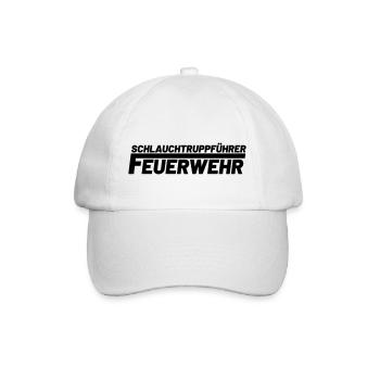 Schlauchtruppführer Freiwillige Feuerwehr - Baseballkappe - Weiß/Weiß - Vorne