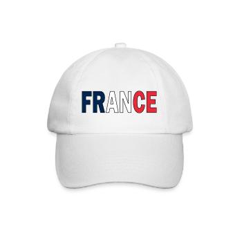 La France aux couleurs nationales - Casquette classique - blanc/blanc - Devant
