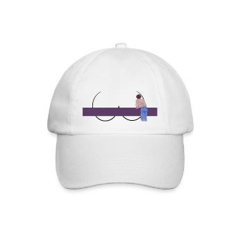 schauen - Baseballkappe - Weiß/Weiß - Vorne