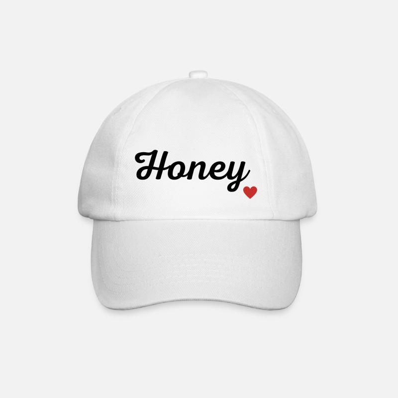 Honey - Baseballkappe - Weiß/Weiß