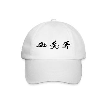 triathlon - Casquette classique - blanc/blanc - Devant
