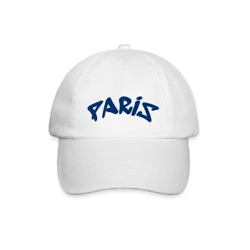 Paris - France - France - Eiffel Tower - Baseball Cap - white/white - Front