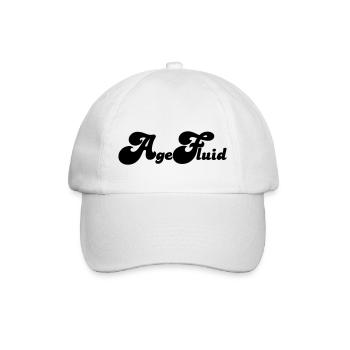 AgeFluid - Baseball Cap - white/white - Front